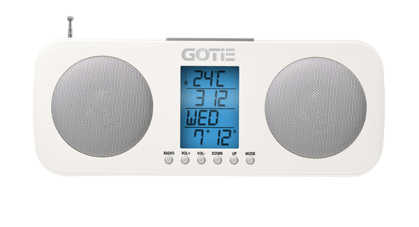 Радіобудильник GOTIE GRA-200B фотографія від магазину GOTIESHOP