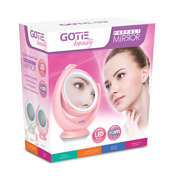 Дзеркало косметичне GOTIE LED GMR-318R фотографія від магазину GOTIESHOP