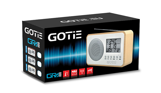 Радіобудильник GOTIE GRA-100H фотографія від магазину GOTIESHOP