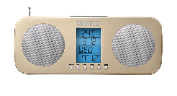 Радіобудильник GOTIE GRA-200Z фотографія від магазину GOTIESHOP